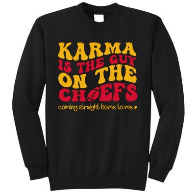 Retro Groovy Karma Is The Guy On The Chief Sweatshirt