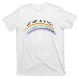 Rainbow God Keeps His Promises Christian Religious Faith T-Shirt