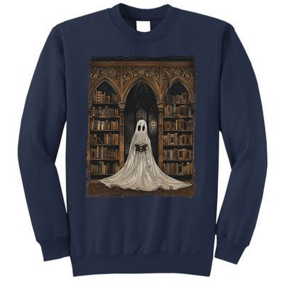 Reading Ghost Library Halloween Librarian Book Lovers Sweatshirt