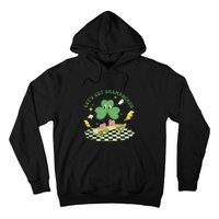 Retro Groovy Let's Get Shamrocked Lucky St Patrick Day Cute Clover Hoodie