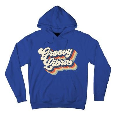 Retro Groovy Libra Zodiac Meaningful Gift Tall Hoodie