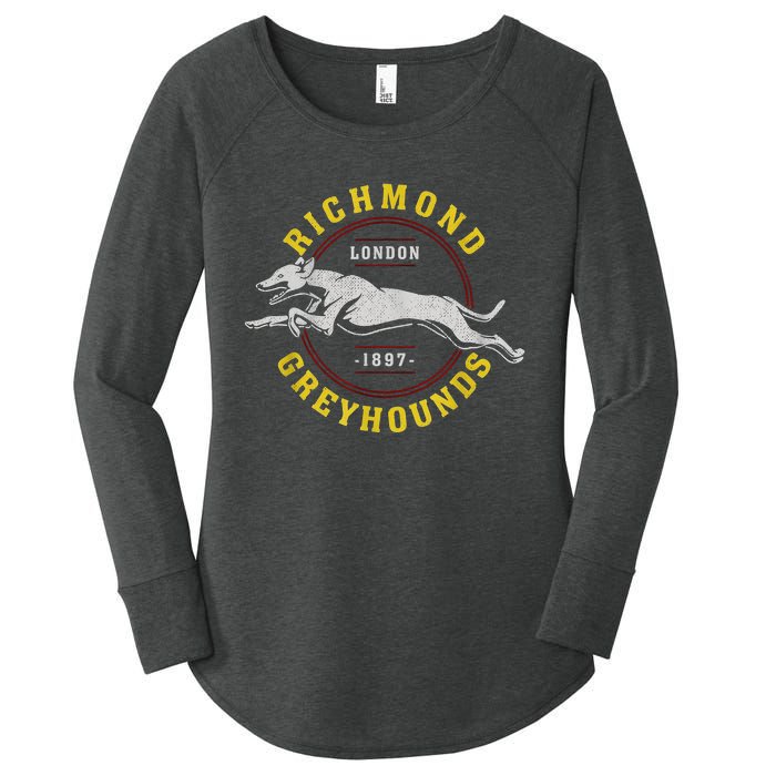 Richmond Greyhounds Lon Don 1897 Lasso AFC Richmond Believe Women's Perfect Tri Tunic Long Sleeve Shirt