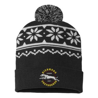 Richmond Greyhounds Lon Don 1897 Lasso AFC Richmond Believe USA-Made Snowflake Beanie