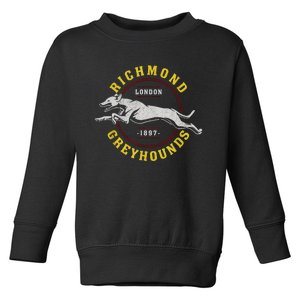 Richmond Greyhounds Lon Don 1897 Lasso AFC Richmond Believe Toddler Sweatshirt