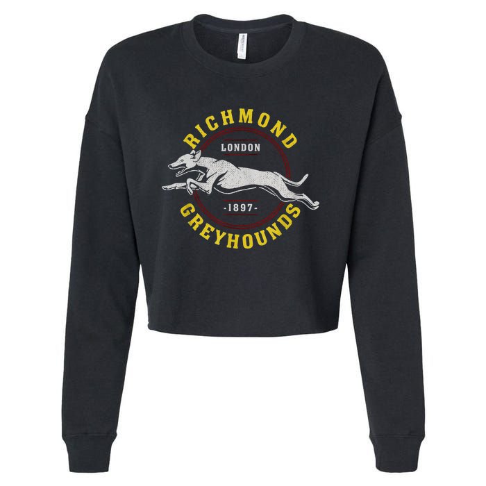 Richmond Greyhounds Lon Don 1897 Lasso AFC Richmond Believe Cropped Pullover Crew