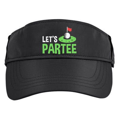 Retro Golf League Gift Pun Lets Partee Vintage Adult Drive Performance Visor