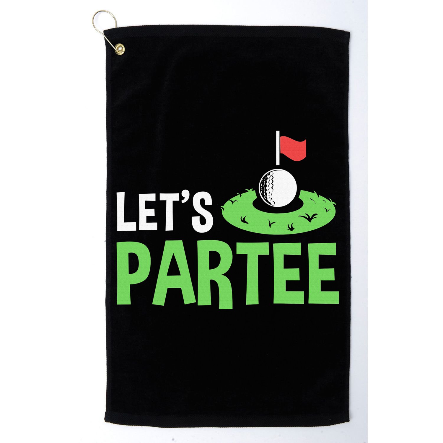 Retro Golf League Gift Pun Lets Partee Vintage Golf Towel