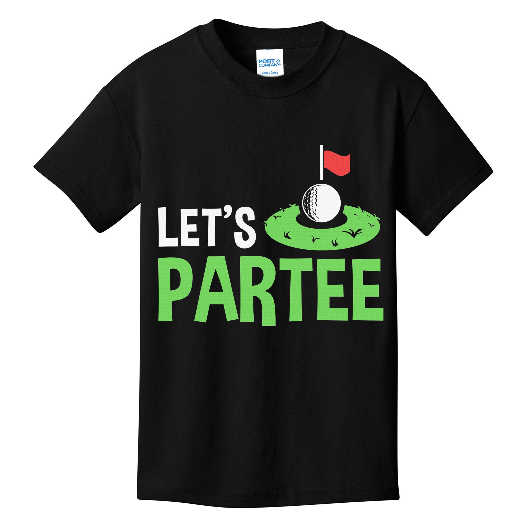 Retro Golf League Gift Pun Lets Partee Vintage Kids T-Shirt