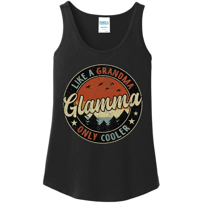 Retro Glamma Like A Grandma Only Cooler Mother's Day Ladies Essential Tank