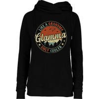 Retro Glamma Like A Grandma Only Cooler Mother's Day Womens Funnel Neck Pullover Hood