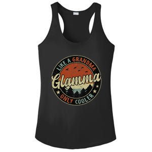 Retro Glamma Like A Grandma Only Cooler Mother's Day Ladies PosiCharge Competitor Racerback Tank