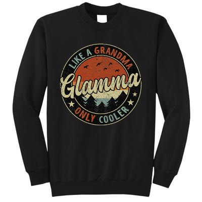 Retro Glamma Like A Grandma Only Cooler Mother's Day Tall Sweatshirt