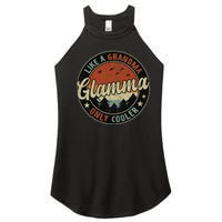 Retro Glamma Like A Grandma Only Cooler Mother's Day Women's Perfect Tri Rocker Tank