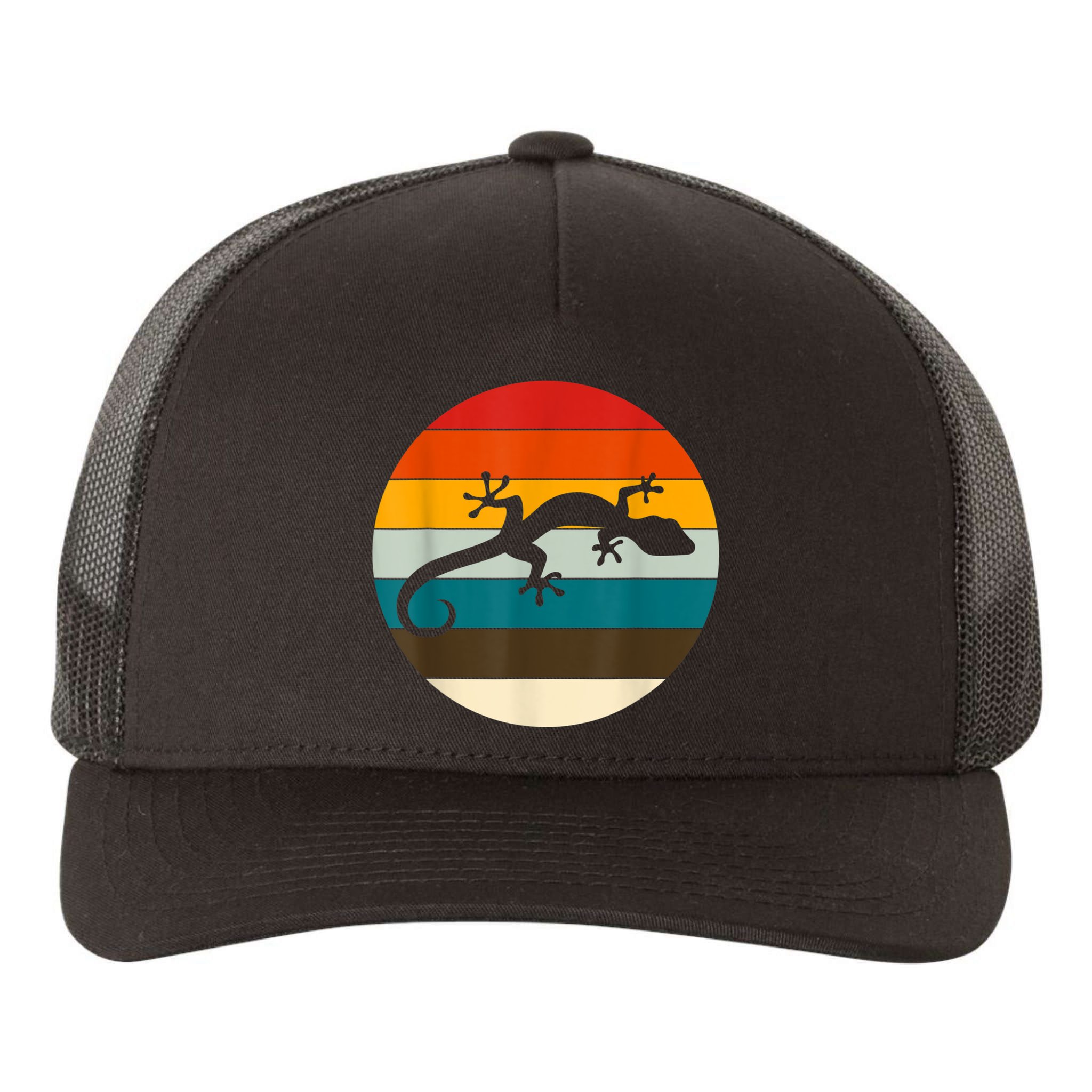 Retile Gecko Lizard Gecko Yupoong Adult 5-Panel Trucker Hat
