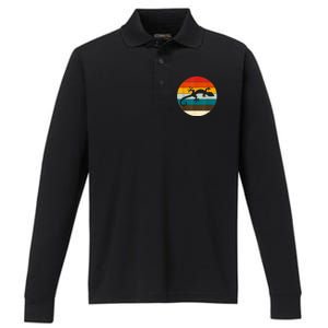 Retile Gecko Lizard Gecko Performance Long Sleeve Polo