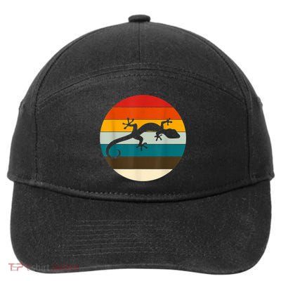 Retile Gecko Lizard Gecko 7-Panel Snapback Hat
