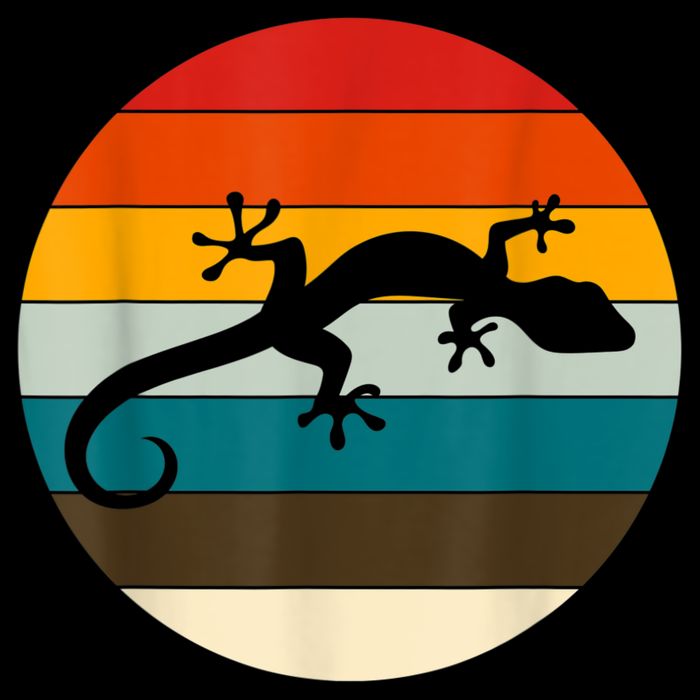 Retile Gecko Lizard Gecko 7-Panel Snapback Hat
