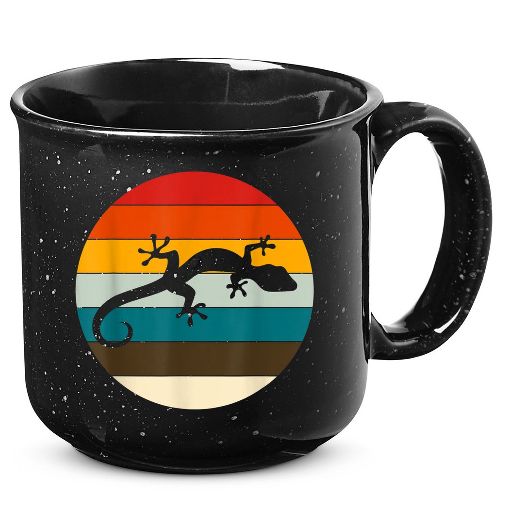 Retile Gecko Lizard Gecko 15oz Campfire Ceramic Mug