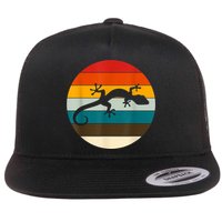 Retile Gecko Lizard Gecko Flat Bill Trucker Hat