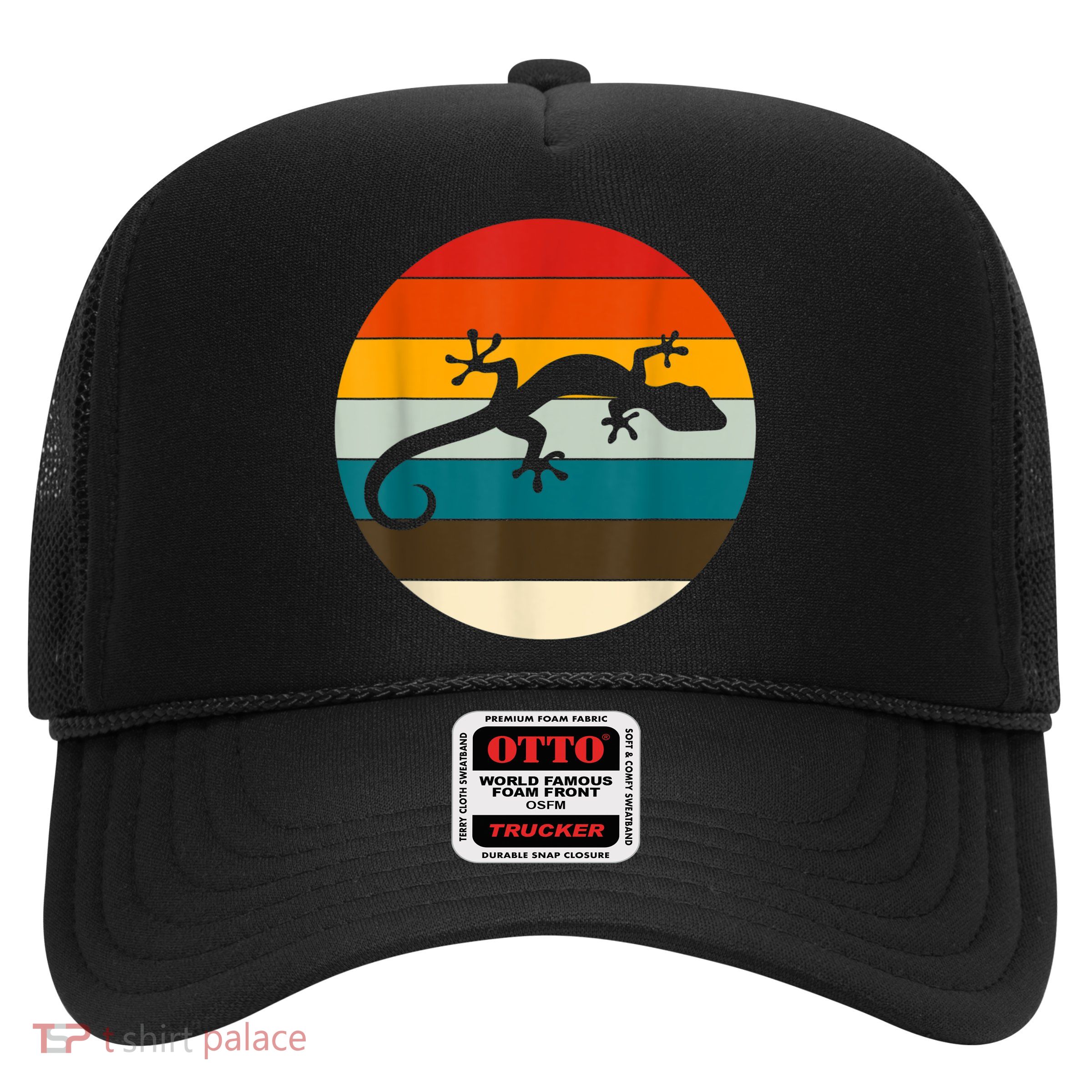 Retile Gecko Lizard Gecko Trucker Hat