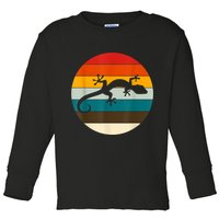 Retile Gecko Lizard Gecko Toddler Long Sleeve Shirt