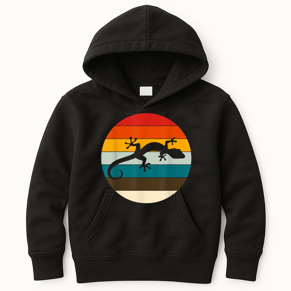 Retile Gecko Lizard Gecko Kids Hoodie