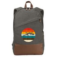 Retile Gecko Lizard Gecko Cotton Canvas Backpack