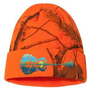 retro Guitar Lake Reflections Night Sky and Moon Kati Licensed 12" Camo Beanie