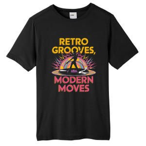 Retro Grooves Modern Moves Vinyl Fan Tall Fusion ChromaSoft Performance T-Shirt