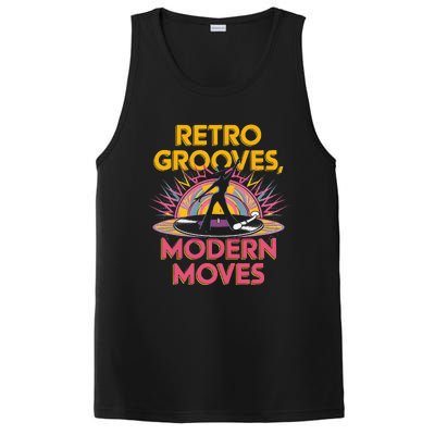 Retro Grooves Modern Moves Vinyl Fan PosiCharge Competitor Tank