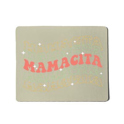 Retro Groovy Mamacita Mexican Mom Mothers Day Cinco De Mayo Mousepad