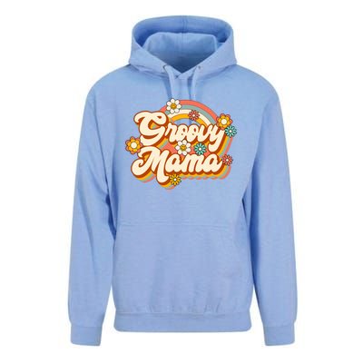 Retro Groovy Mama Family Birthday 60s 70s Hippie Costume Unisex Surf Hoodie