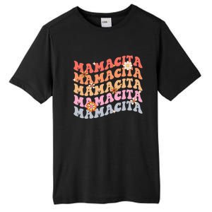 Retro Groovy Mamacita Cinco De Mayo Mexican Mom Fiesta Cool Gift Tall Fusion ChromaSoft Performance T-Shirt