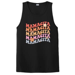 Retro Groovy Mamacita Cinco De Mayo Mexican Mom Fiesta Cool Gift PosiCharge Competitor Tank