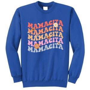 Retro Groovy Mamacita Cinco De Mayo Mexican Mom Fiesta Cool Gift Sweatshirt