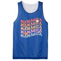 Retro Groovy Mamacita Cinco De Mayo Mexican Mom Fiesta Cool Gift Mesh Reversible Basketball Jersey Tank