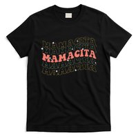 Retro Groovy Mamacita Mexican Mom Mothers Day Cinco De Mayo T-Shirt