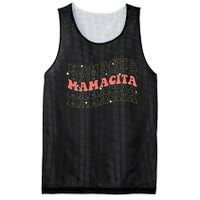 Retro Groovy Mamacita Mexican Mom Mothers Day Cinco De Mayo Mesh Reversible Basketball Jersey Tank