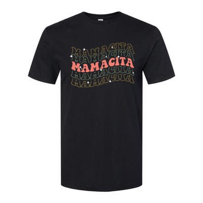 Retro Groovy Mamacita Mexican Mom Mothers Day Cinco De Mayo Softstyle CVC T-Shirt