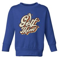 Retro Golf Mom Sports Mama Mothers Day Cool Gift Toddler Sweatshirt