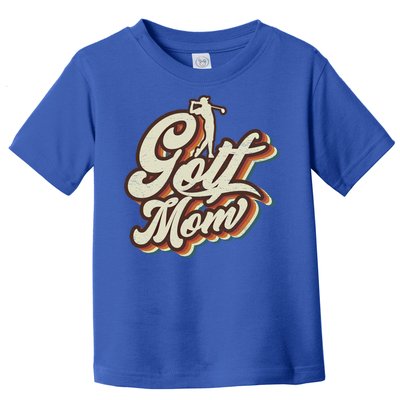 Retro Golf Mom Sports Mama Mothers Day Cool Gift Toddler T-Shirt