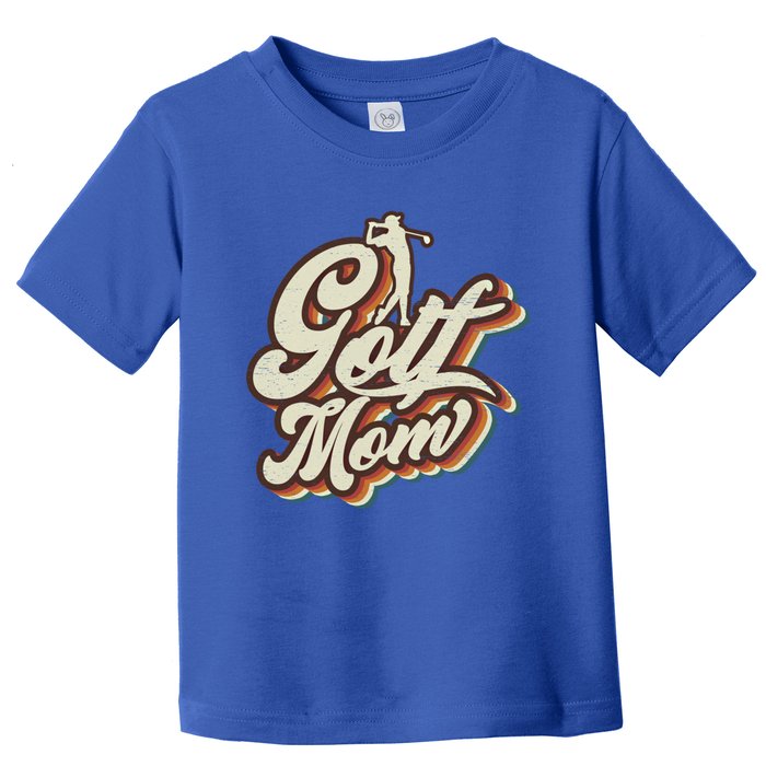 Retro Golf Mom Sports Mama Mothers Day Cool Gift Toddler T-Shirt