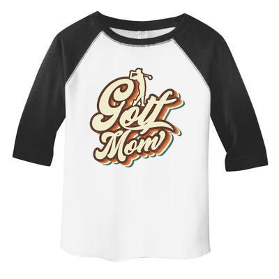 Retro Golf Mom Sports Mama Mothers Day Cool Gift Toddler Fine Jersey T-Shirt