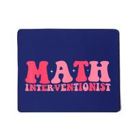 Retro Groovy Math Interventionist Teacher Math Intervention Mousepad