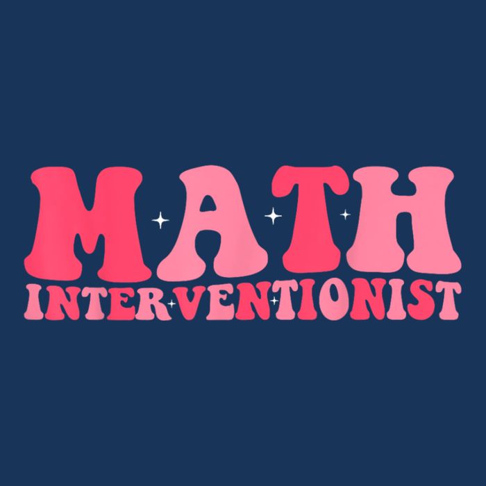 Retro Groovy Math Interventionist Teacher Math Intervention Mousepad