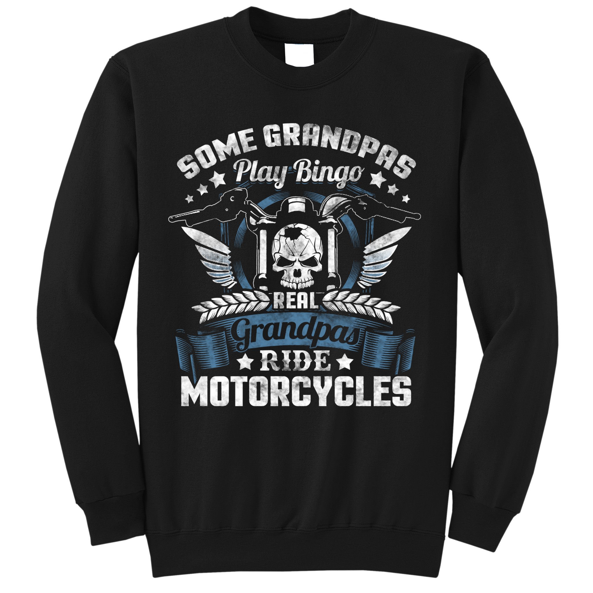 Real Grandpa Motorcycle Biker Gift Sweatshirt