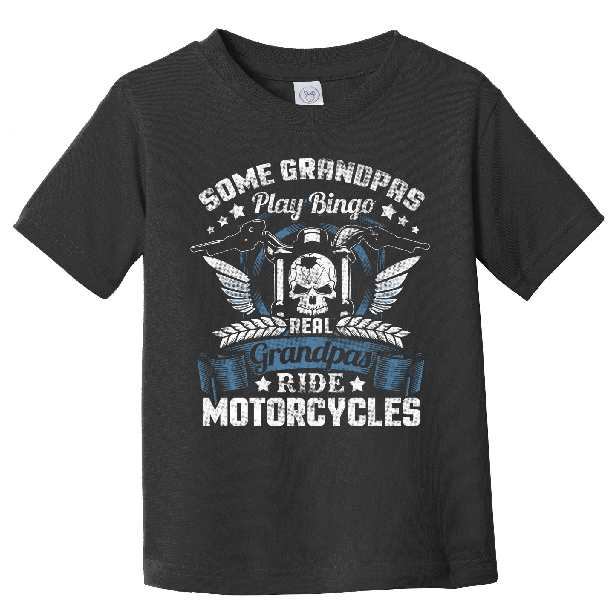 Real Grandpa Motorcycle Biker Gift Toddler T-Shirt