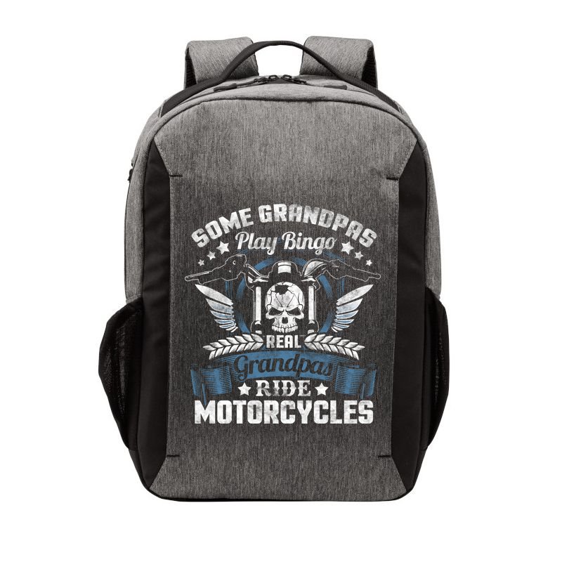 Real Grandpa Motorcycle Biker Gift Vector Backpack