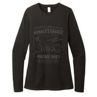 RonaldS Garage Motorcycle Design For The Name Ronald Womens CVC Long Sleeve Shirt