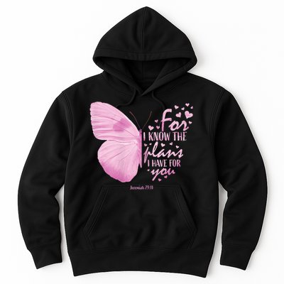 Religious Gifts Mom Women Christian Bible Verse Butterfly Hoodie